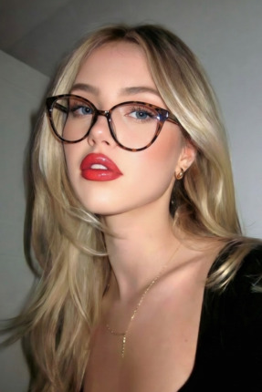 Eyesofia Sirius Leopar Çerçeveli Kadın Blue Block Mavi Işık Filtreli Gözlük