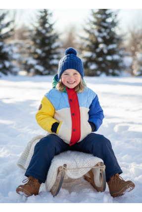 Haribo 3-8 Yaş Lisanslı Unisex Tasarım Mont-Mavi