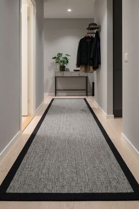 Cool Halı Londra Gri Yolluk Uzun Antre Hol Koridor Halısı Yatak Odası Halısı ...