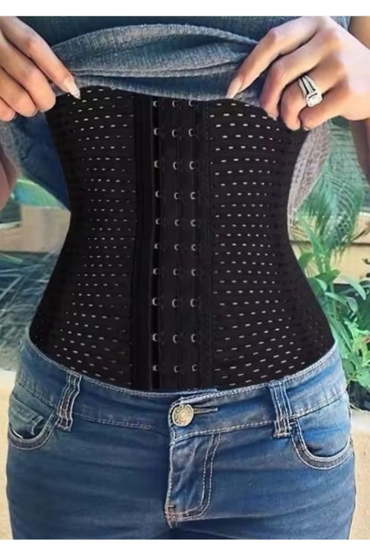 Fitsauna Fit Sauna Kadın Doğum Sonrası Lohusa Korse Bel İnceltici Sıkılaştırıcı Korse fotoğrafı 3 (önizleme)