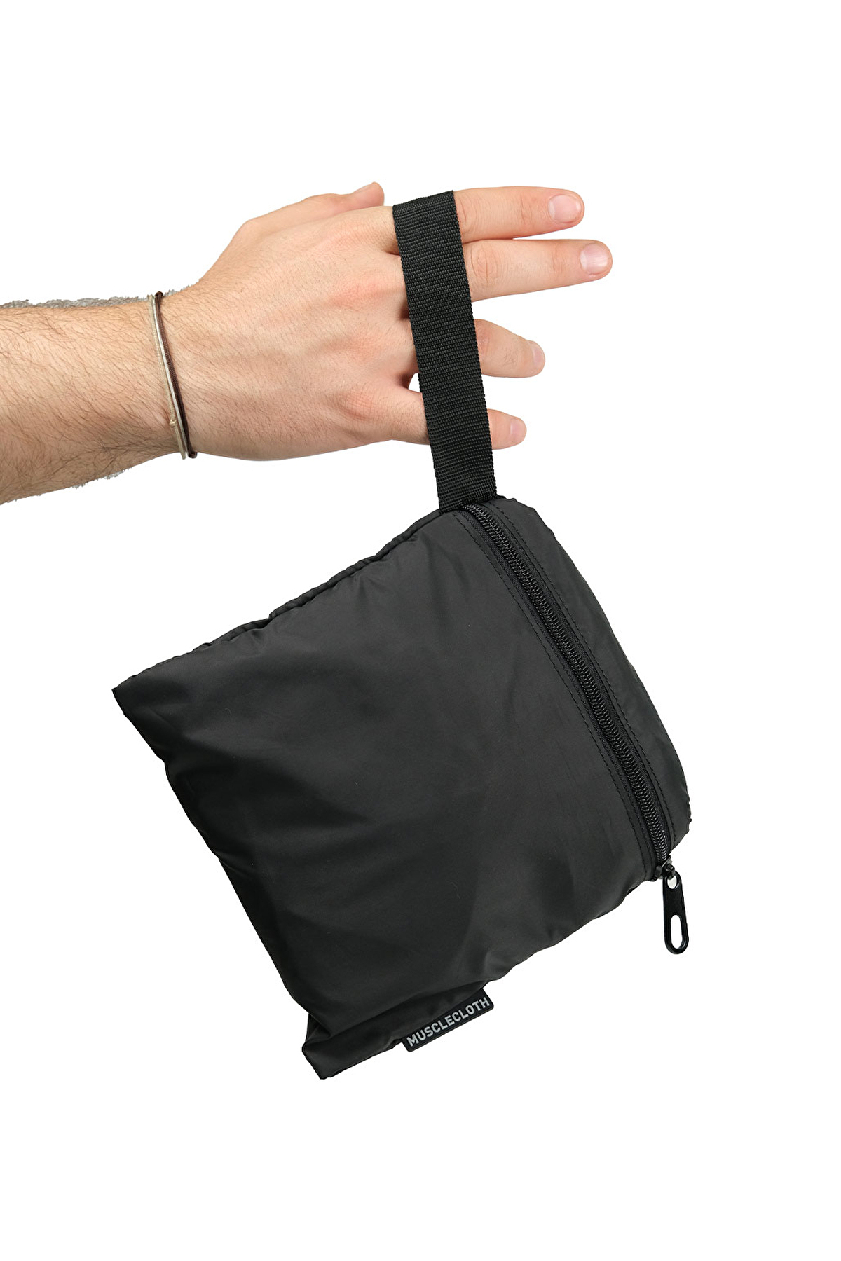 MUSCLECLOTH  Packable Katlanabilir Sırt Çantası Siyah 18 L - Görsel 3