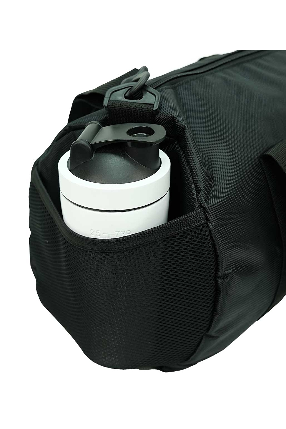 MUSCLECLOTH  Players Silindir Çanta Siyah 22 L - Görsel 5