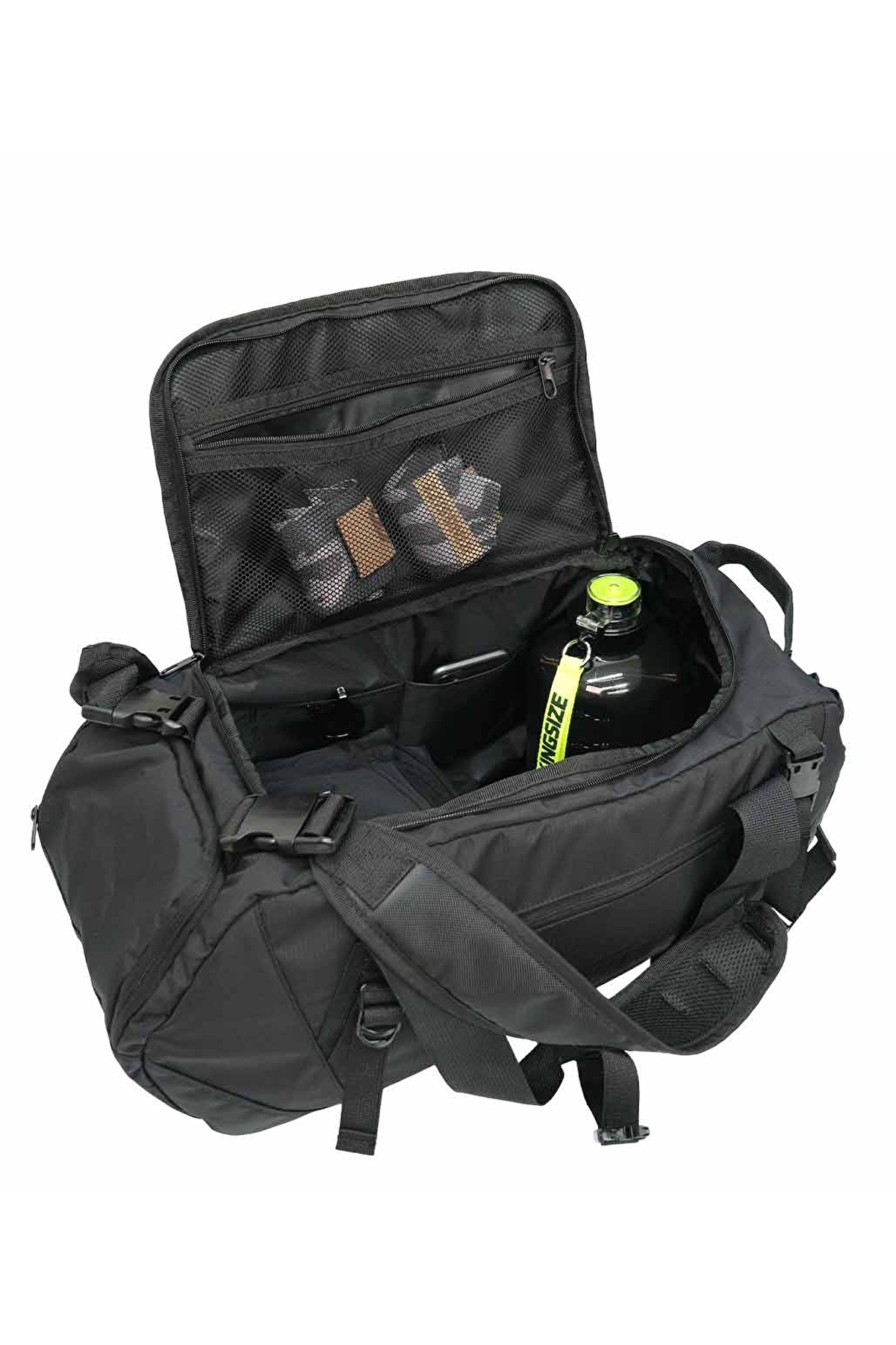 Kingsize Nutrition  Bulk Duffle Spor Çanta Siyah 40 L - Görsel 7