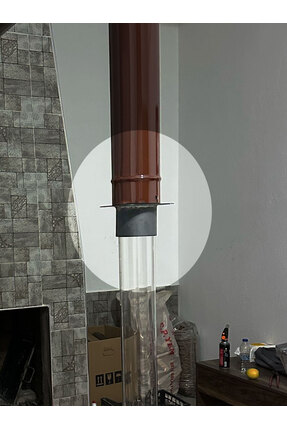 Tezel Ticaret Bağlantı Aparatı -- Füze Soba Camına Uygun . DİKKAT Sadece baca...