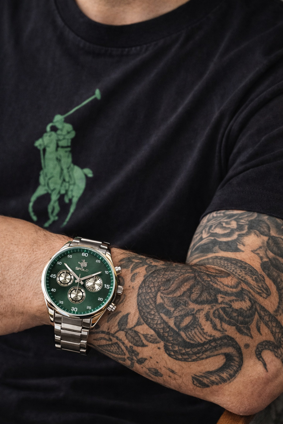 S.POLO  YENİ SPOR MODEL GÜMÜŞ RENK ERKEK KOL SAATİ BİLEKLİK HEDİYELİ BABALAR GÜNÜ SEVGİLİLER GÜNÜ HEDİYESİ - Görsel 3