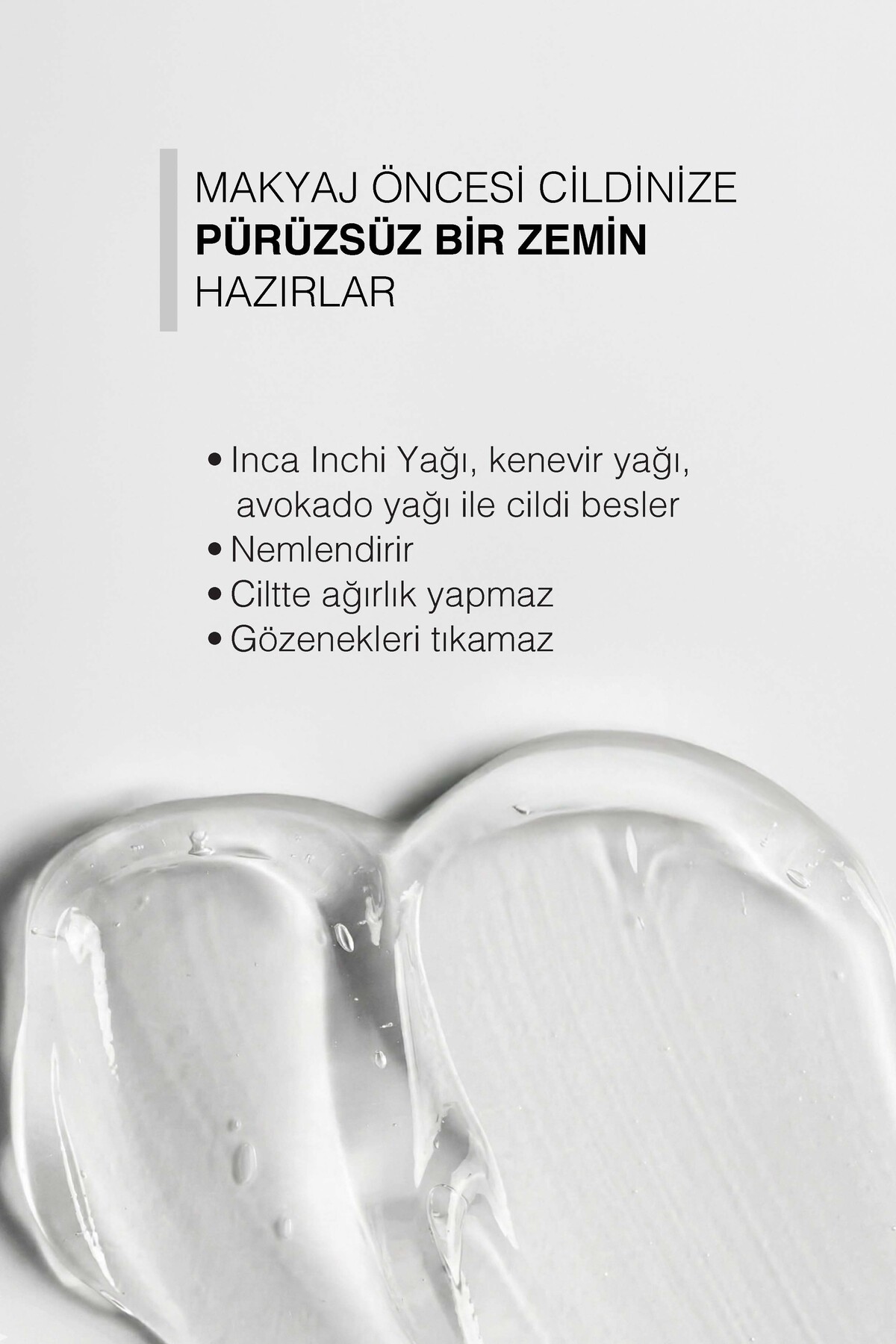 Cilt Nemlendiren & Pürüzsüz Görünüm Sunan Primer Makyaj Bazı | Make Up Primer — سفید RSC30 — تصویر 2 از 4