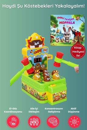 FIVESTAR TOYS Işıklı Müzikli Sesli Köstebek Yakalama Oyunu