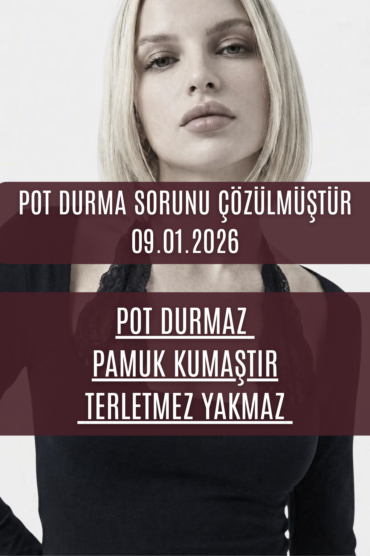 VODENS  Siyah Bağlamalı Dantelli Gotik Y2K Uzun Kol %95 Pamuk Bluz - Görsel 6