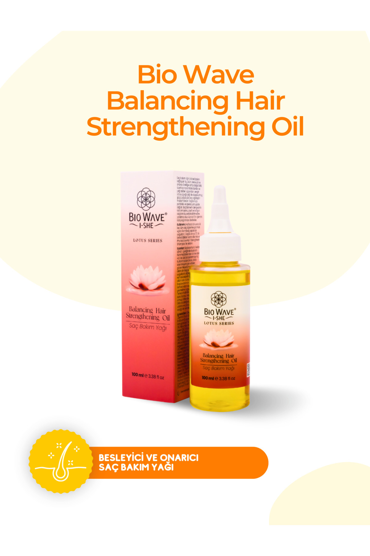 Balancing Hair Strengthening Oil 100 mL Saç Dökülme Karşıtı Besleyici ve Onarıcı Saç Bakım Yağı — 8681933044273 — تصویر 2 از 6