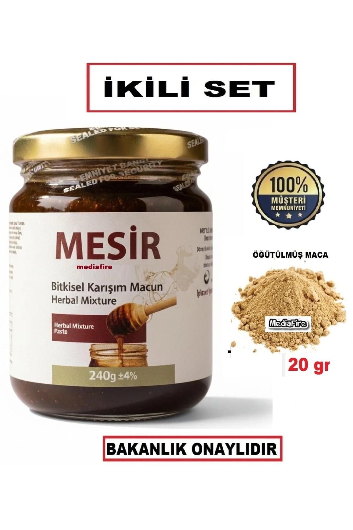 MediaFire Optiviam. Macunu 240gr Mesir Macunu Ve Maca, Tozu20gr Kuvvetli Güçlü Macun Macunu — Happy mw21
