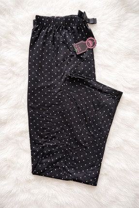 Lady Queen Likralı Ring Viskon Battal Beden Pijama Altı 6020