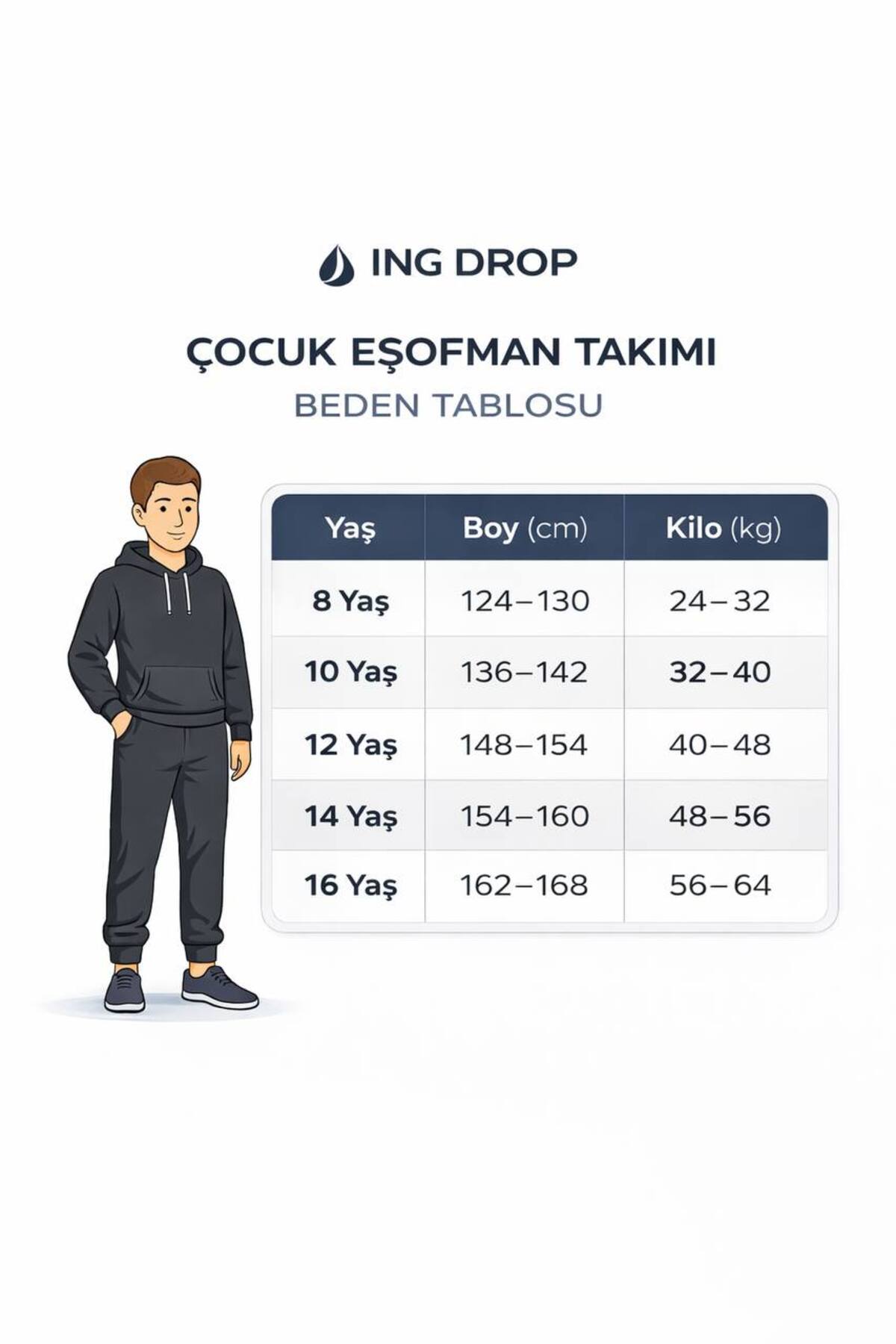 İng drop Erkek Çocuk Tech Fleece Takım görsel 2