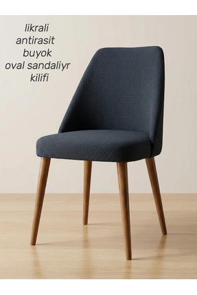 NEFİS HOME buyok Oval Sandalye Kılıfı ,sandalye Örtüsü likrali ,yıkanabılır,l...