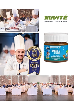 NUVITE Omega 3 + L- Serine Keçiboynuzlu Şekersiz Vitaminli Çikolata 200GR