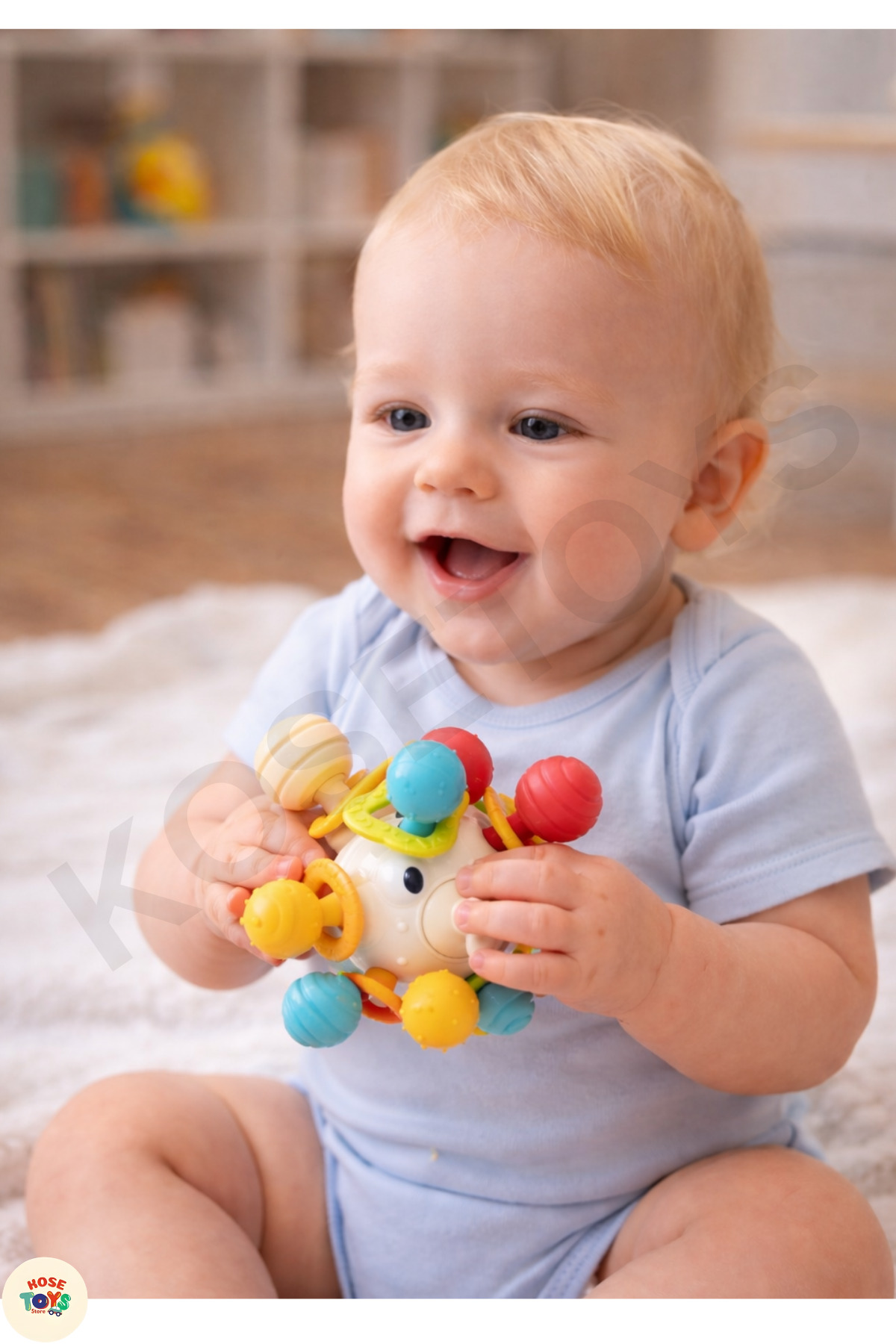 kosetoys Bebek Oyuncağı Yüksek Kaliteli Diş Kaşıyıcı Sağlıklı-Esnek fotoğrafı 2 (önizleme)