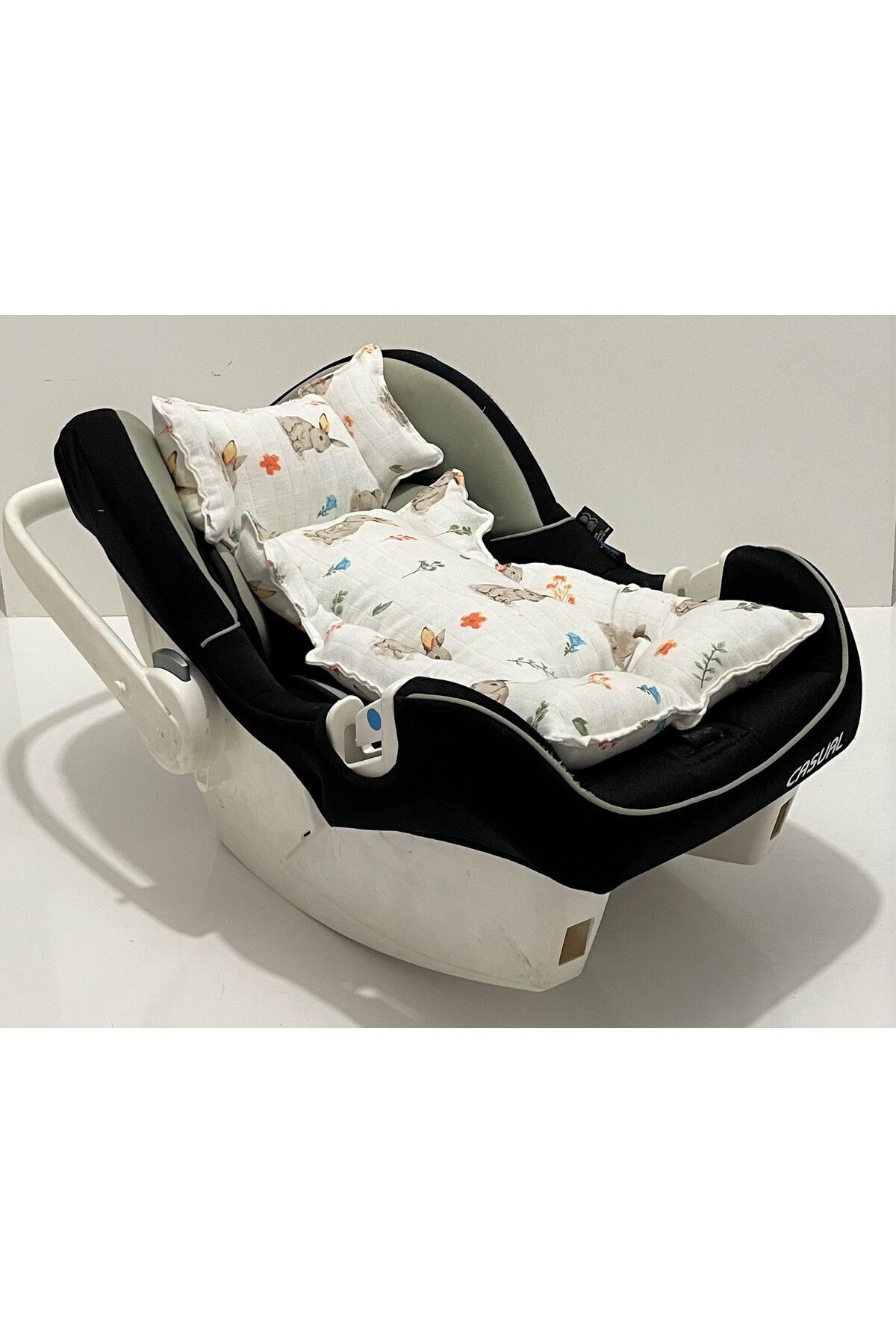 Babycitytr %100 Pamuk Çok Amaçlı Çift Katlı Müslin Puset Örtüsü Ve Minderi fotoğrafı 2 (önizleme)