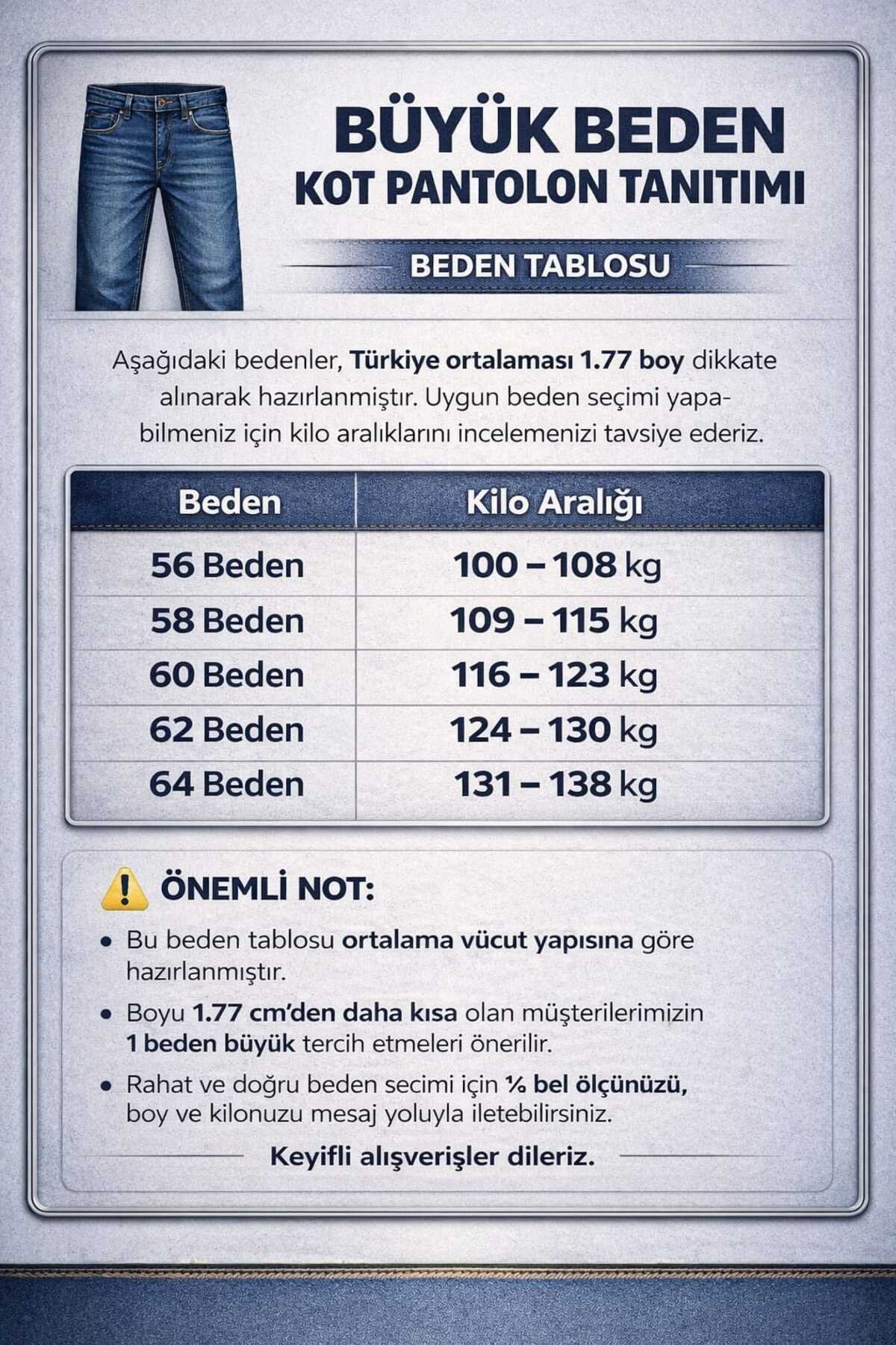 Endow jeans Battal Büyük BEDEN%100 Pamuk, Licra Erkek Kot Pantolon (orijinal Üst Kalite ÜRÜN)56,58,60,62,64 Bed. görsel 7