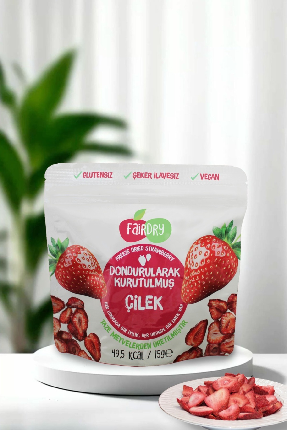  WILDStrawberry　5点 Soft Dried Çilek | Katkısız Yumuşak Kuru Meyve — Wild Fruits