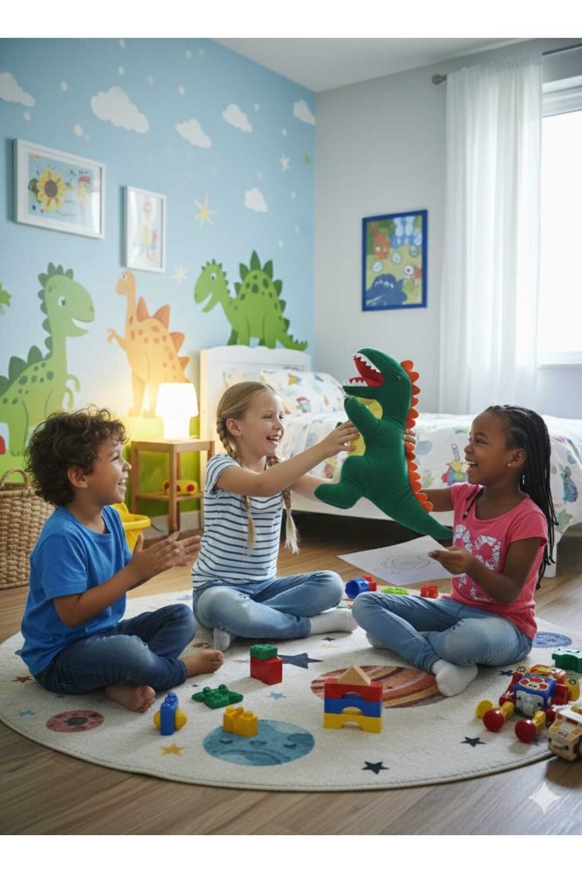 elifim home Dinazor peluş oyuncak 45*40 cm fotoğrafı 2 (önizleme)