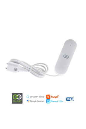 Günsan Günsan Akıllı Wifi Su Kaçağı Dedektörü (Kablolu) Tuya & Smart Life Uyumlu