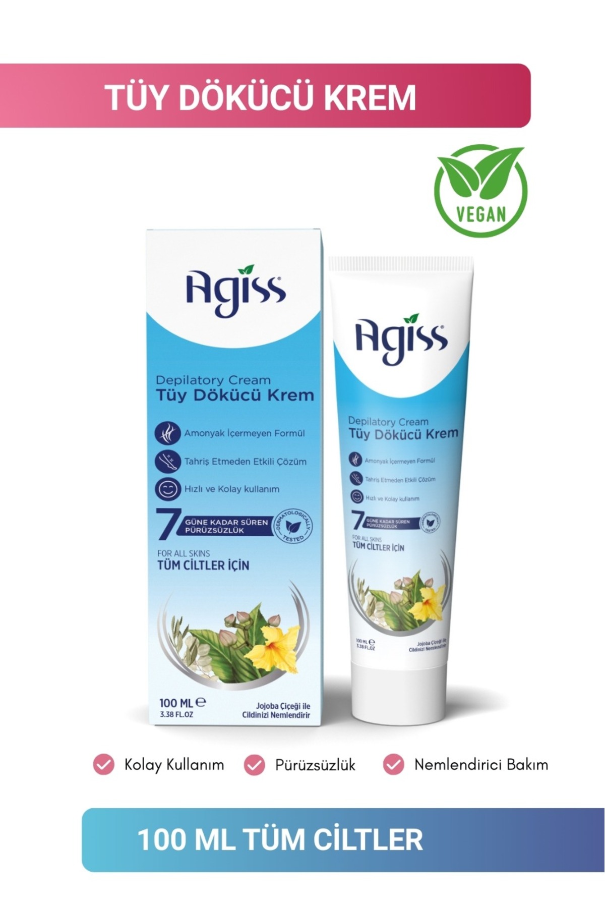 トリートメント Assssss AGISS Tüy Dökücü Krem 100 ml Tüm Ciltler - Fiyatı, Yorumları