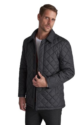 İgs Erkek Kapitone Düğmeli Klasik Mont – Siyah