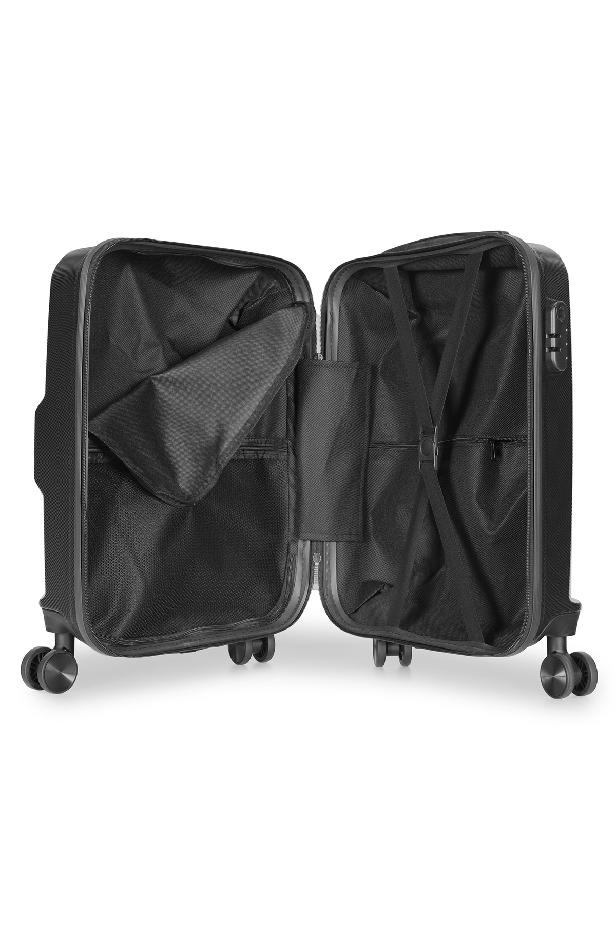Wexta  Wx-210 Siyah Kabin ( Küçük ) Boy Valiz - Görsel 7