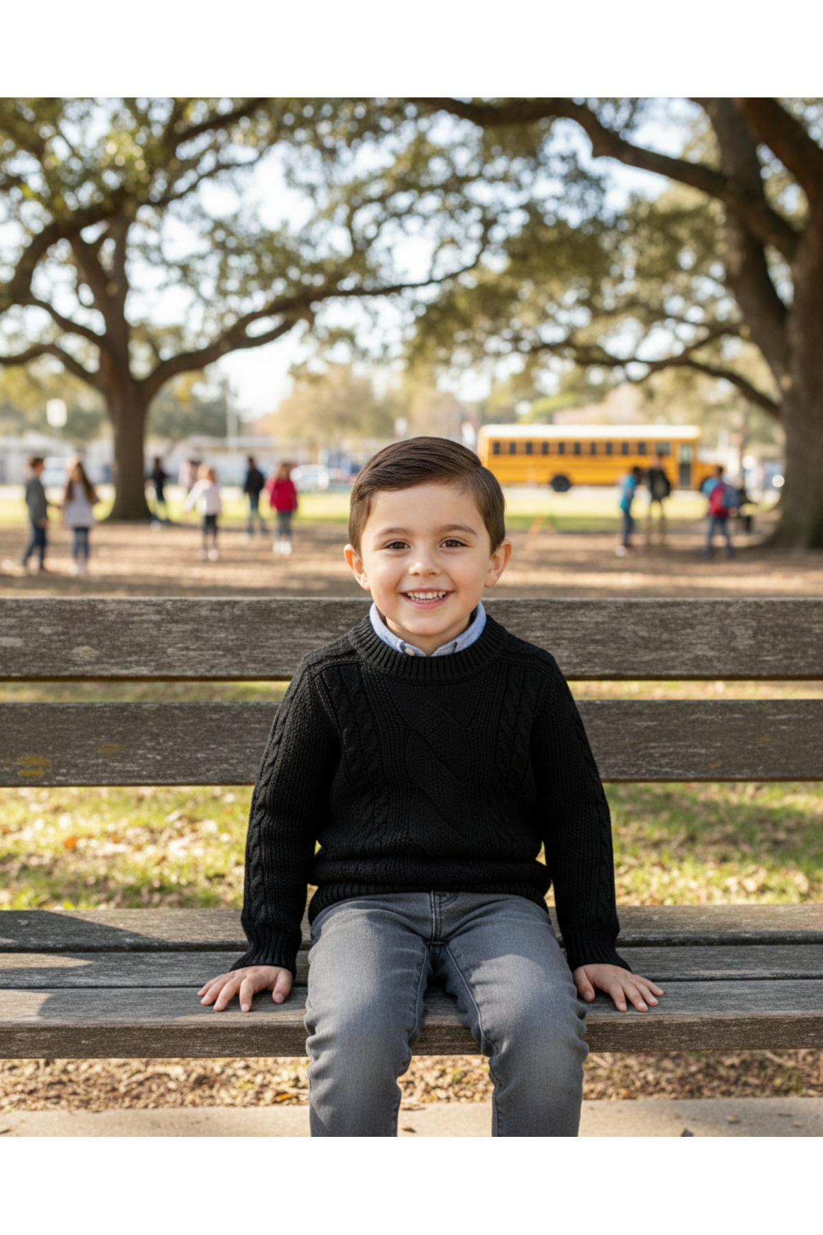 Nimini Kids Örgü Model Modern Bisiklet Yaka Unisex Bebek Kazak (0-2 Yaş) fotoğrafı 5 (önizleme)