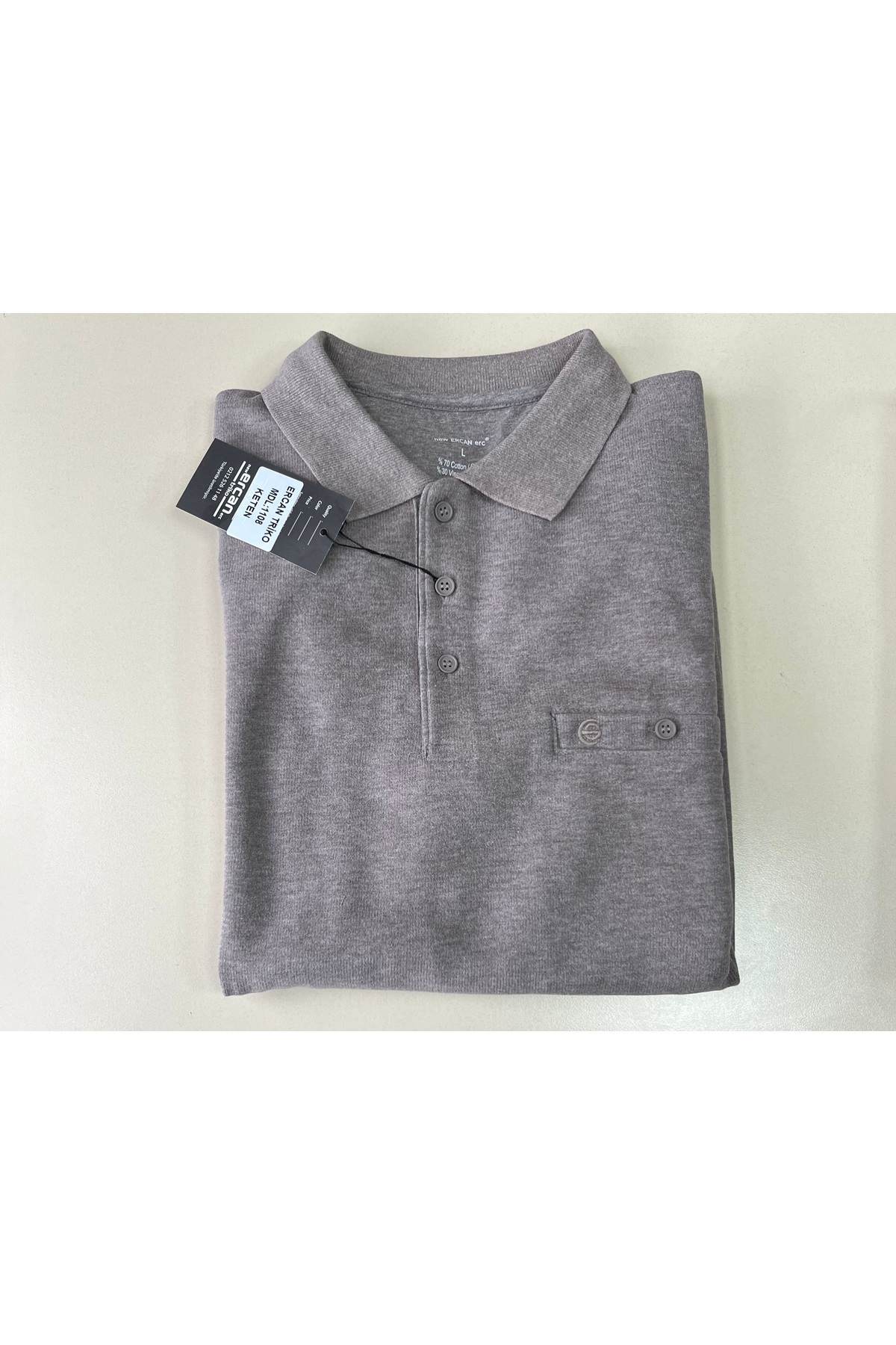 Butik Selanik Çelik Örgü Tüylenmez Kışlık Kaliteli Polo Yaka Kazak
