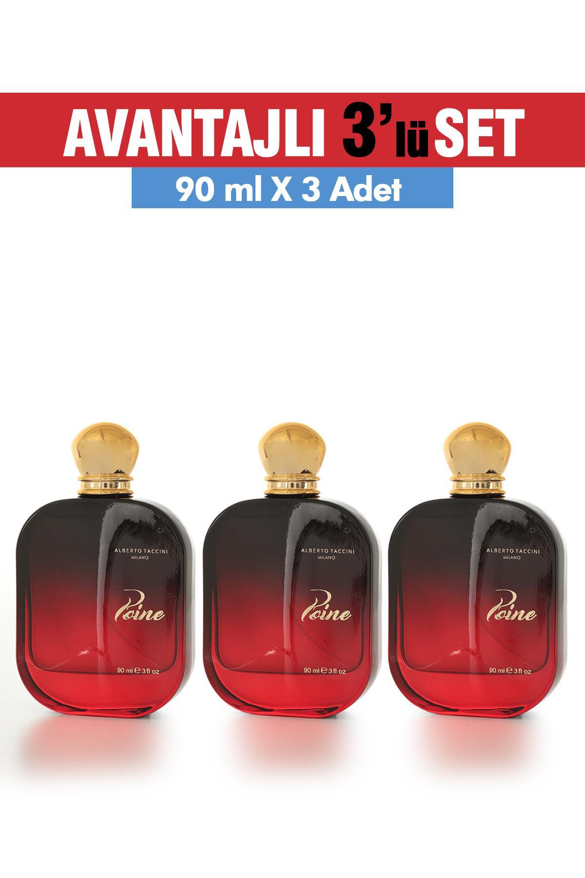 Alberto Taccini 3'Lü Set Alberto Taccini Poine Kadın Parfümü - 90 ml — 88818
