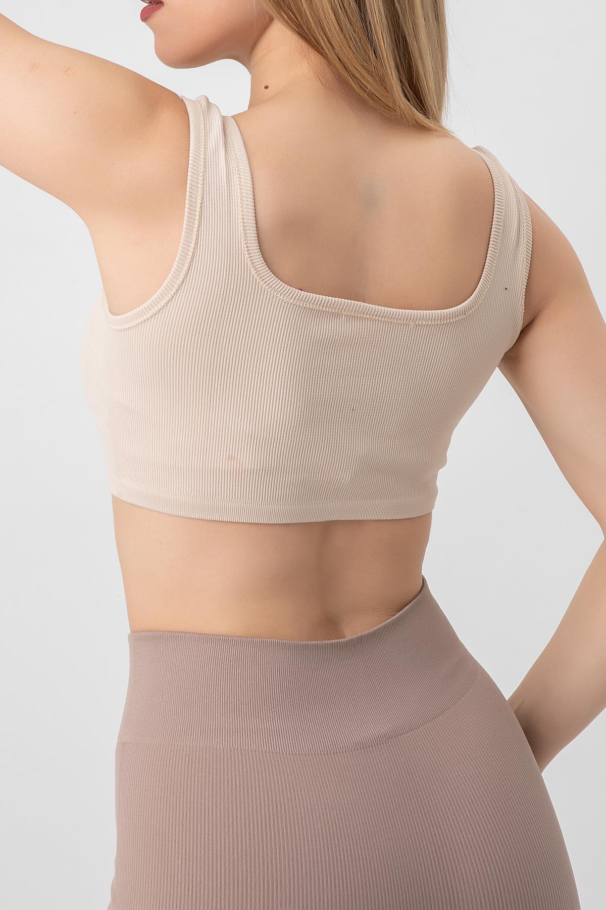 Doremi Seamless Fitilli Spor Sütyeni görsel 2