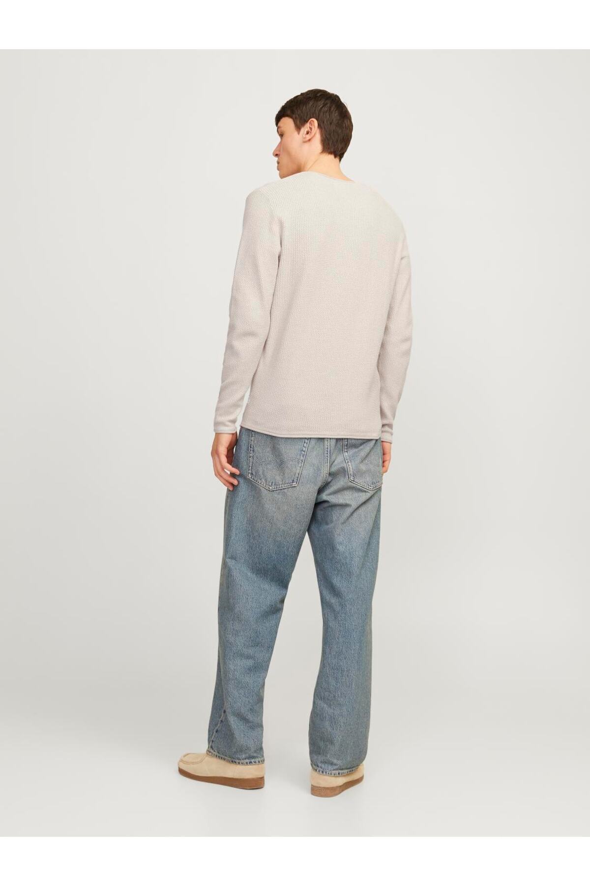 پلیور مردانه راسته آستین بلند | جک اند جونز Jack & Jones TYC81140734B380408 - تصویر 3