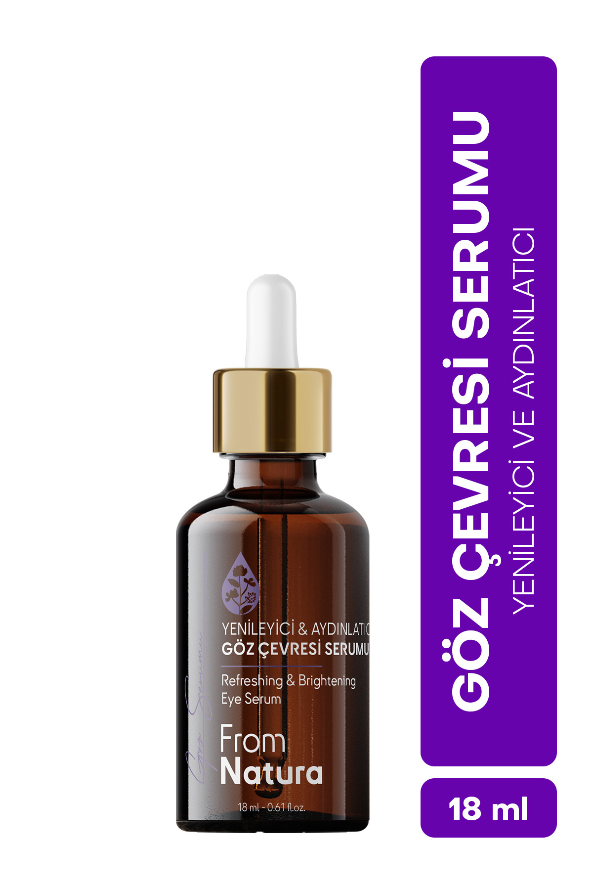 From Natura Yenileyici Ve Aydınlatıcı Göz Çevresi Serumu 18 ml — 8684032870064