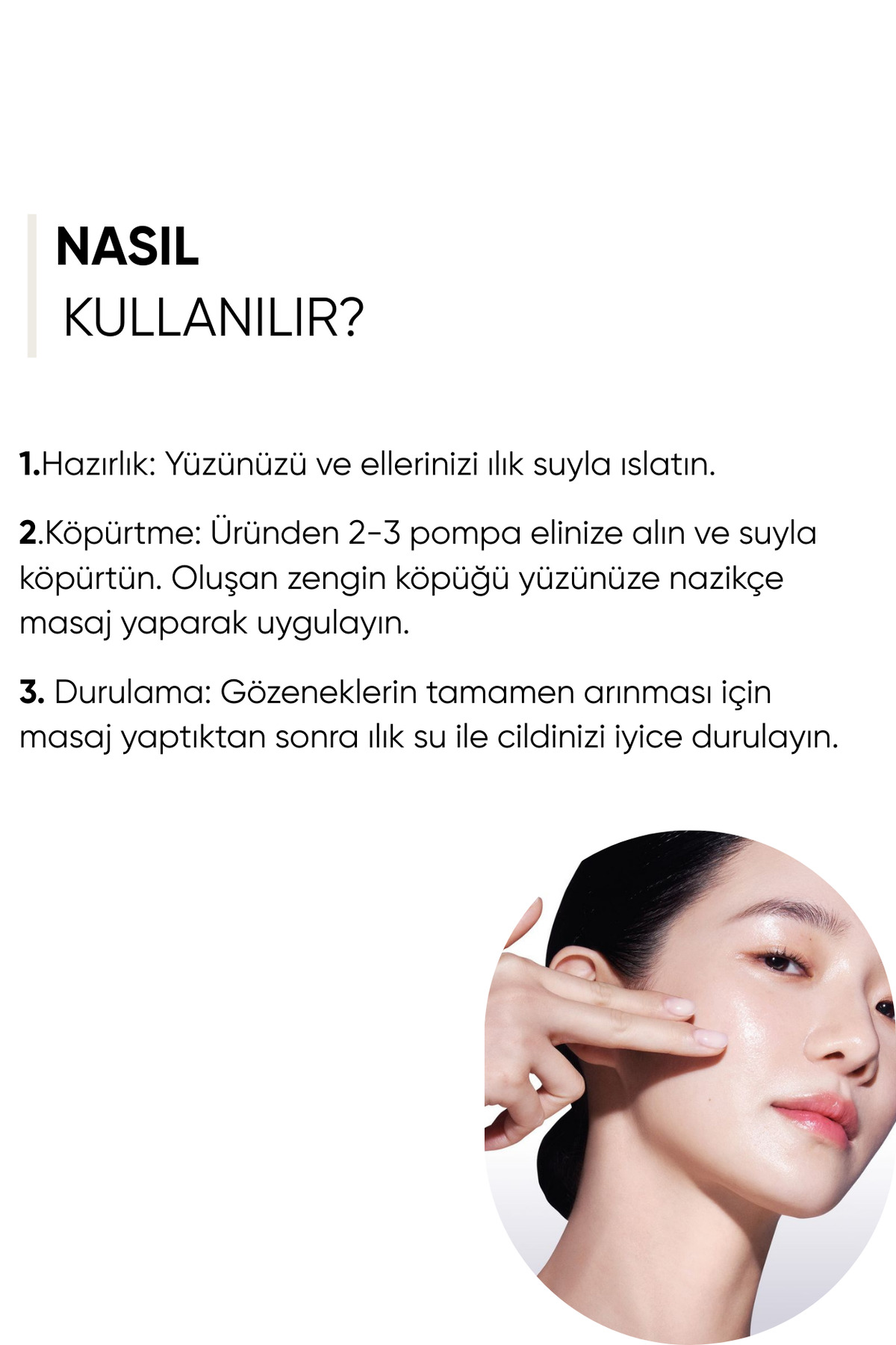 Rice Bran Brightening Cleansing Foam - Pirinç Kepeği Özlü Aydınlatıcı Temizleme Köpüğü 500 ml — NRD500MLCLEFRICEBBRI — تصویر 4 از 5