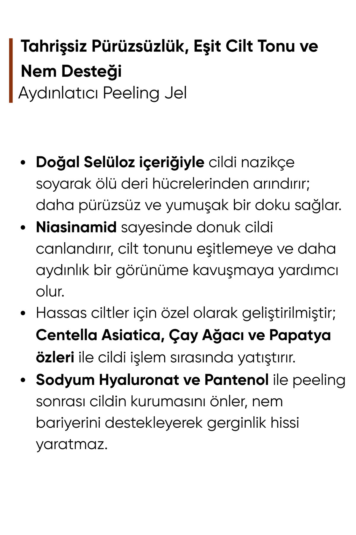 Mild Brightening Peeling Gel-Nard Hassas Ciltler için Aydınlatıcı Peeling Jel 150 ml — NRD150MLPEELGBRI — تصویر 2 از 4