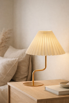 HOMİNG Homing Lille Gold Abajur Pileli Başlık 241930