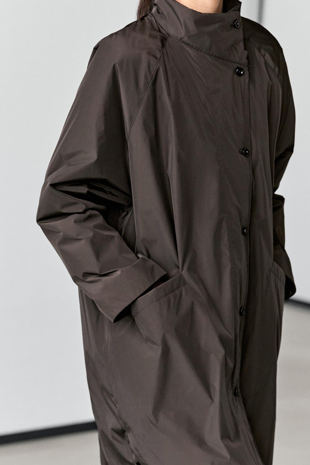 Massimo Dutti  Uzun şişme mont - Görsel 2