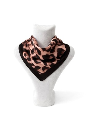 Vanelia Leopar Desenli Fular Bandana