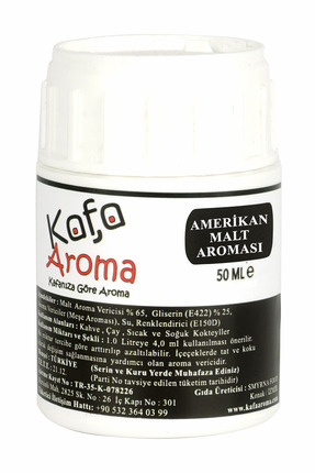 Kafa Aroma Amerikan Malt Aroması Hazır Karışım Malt Kiti 50 ml