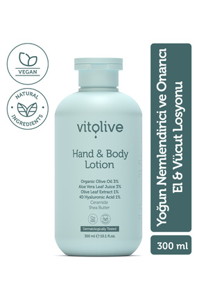 Vitolive El ve Vücut Losyonu 300ml – Yoğun Nemlendirici Bariyer Destekleyici ...