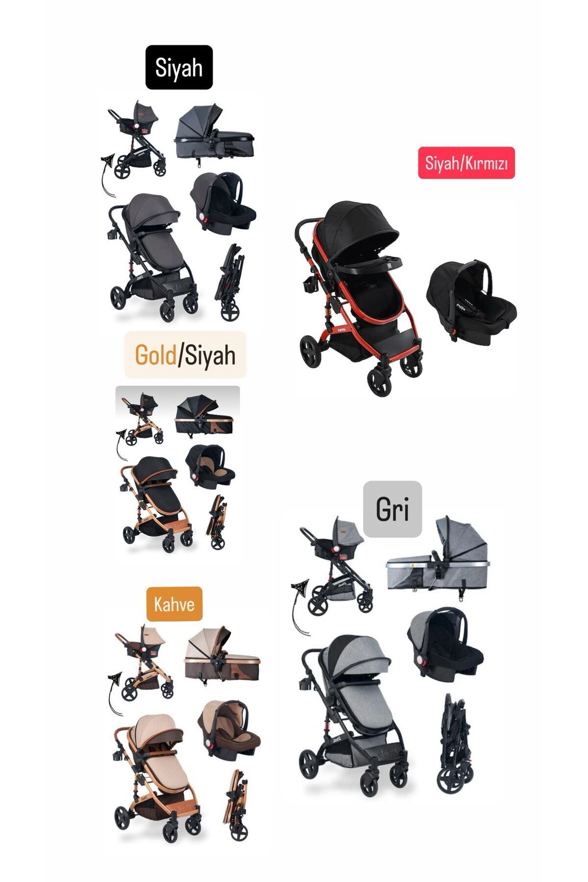 TURHANBEBE 20 Parça Bebek Çeyiz Seti Bebek Arabası Puset Beşik Ana Kucağı Bebek Bakım Çantası 7'Li Tekstil Seti fotoğrafı 6 (önizleme)