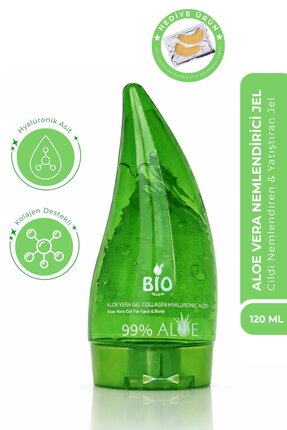 Bio Asia Aloe Vera Jel 120 ml – Cildi Yatıştırıcı, Nemlendirici & Onarıcı Jel...
