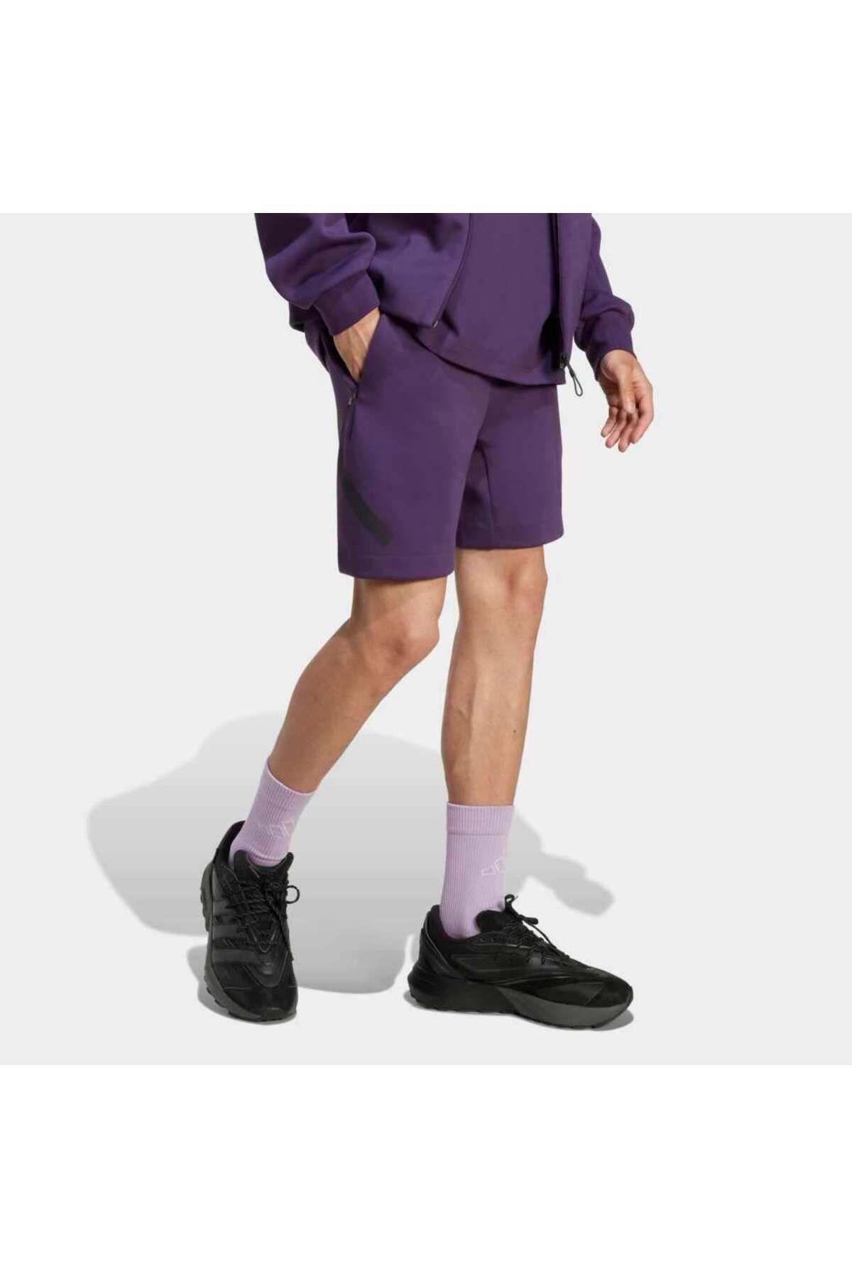 شورت ورزشی مردانه راسته آستین کوتاه | آدیداس adidas JW4747 - تصویر 4