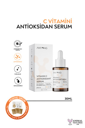 Anyong C Vitamini Aydınlatıcı Ve Ton Eşitleyici Serum 30 ml / %10 Vitamin C &...