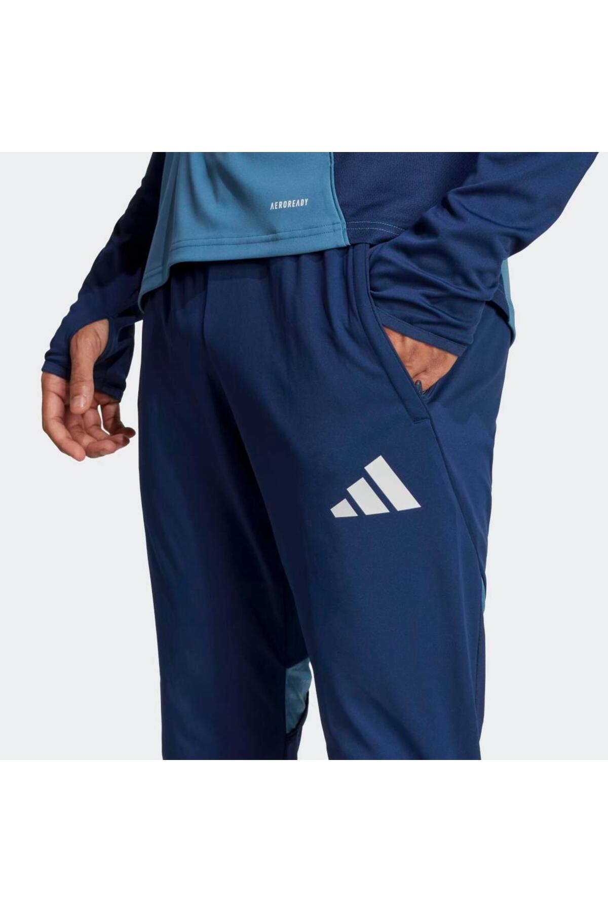 شلوار گرمکن ورزشی مردانه راسته فاق نرمال | آدیداس adidas JJ1785 - تصویر 5