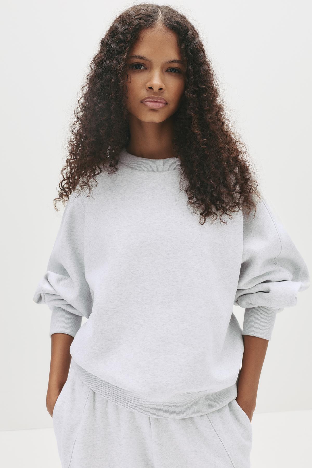 Pull & Bear  Oversize polar sweatshirt - Görsel 2