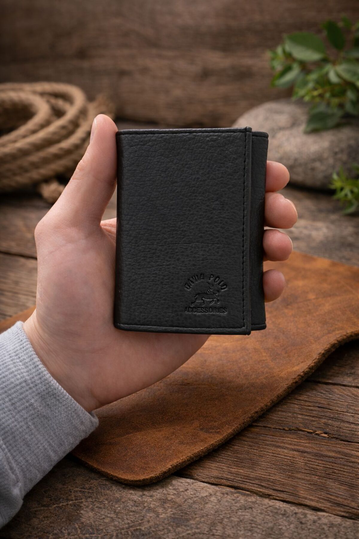 Av A Dos  Siyah Erkek Cüzdan Slim Çok Bölmeli - Görsel 4