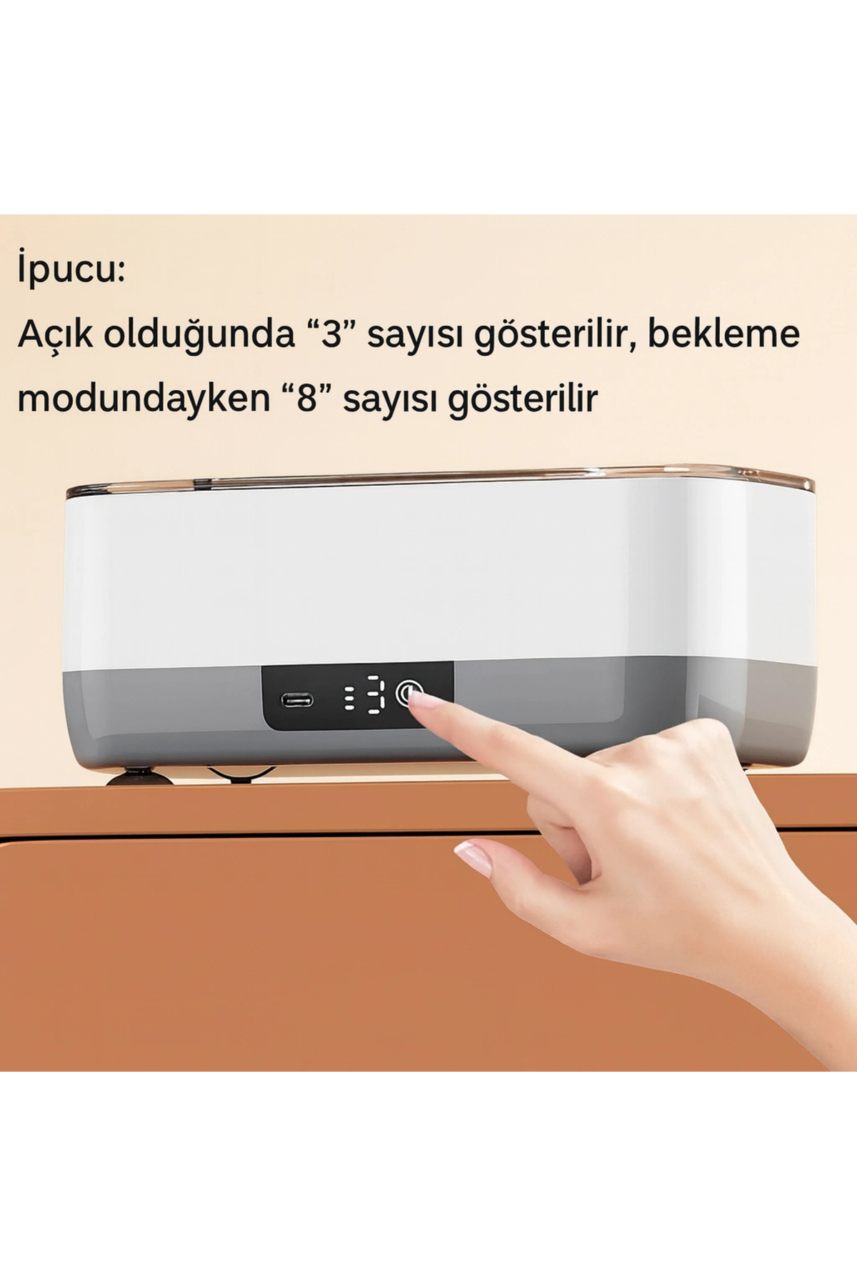 DailyTech Ultrasonik Gözlük Temizleme Cihazı Takı Saat Lens Derin Temizlik Makinesi fotoğrafı 5 (önizleme)