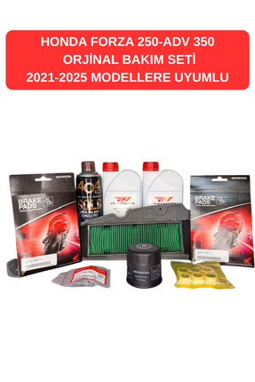 Honda Forza 250 2021-2025 Uyumlu Orjinal Bakım Seti
