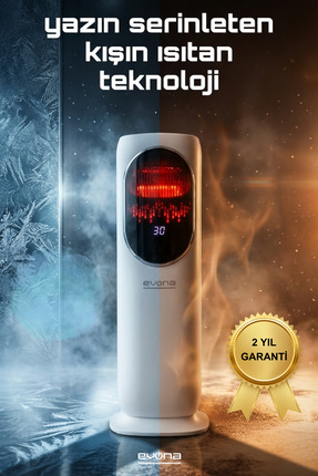 evona Dört Mevsim Premium Elektronik Fanlı Isıtıcı & Soğutucu Klima & Nemlend...